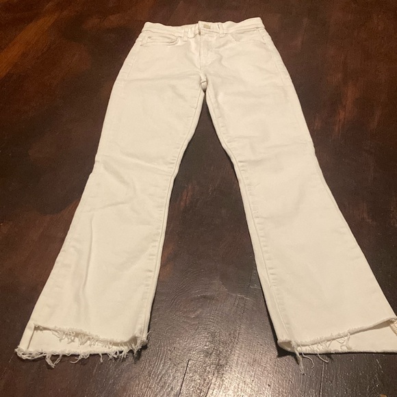 MOTHER Denim - White Cut-Off Jeans NWOT